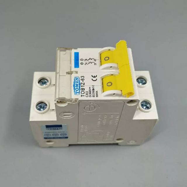 MCB DC 600V 2P Circuit Breaker 3A 6A 10A 16A 20A 25A 32A 40A 50A 63A