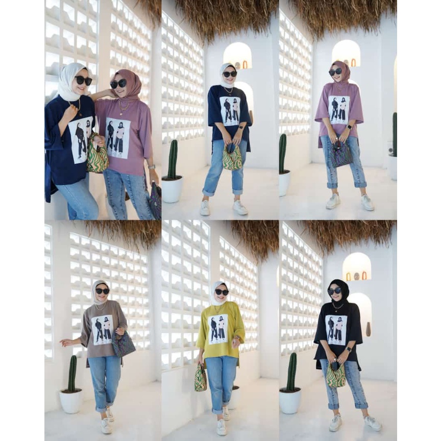 NALA SHIRT Ld 110 PbD 65 cm PbB 73cm  Bahan Kaos Babyterry