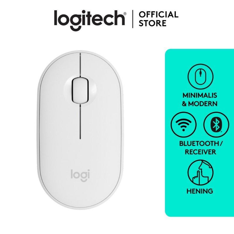 Logitech Pebble Wireless Bluetooth Mouse M350 M 350