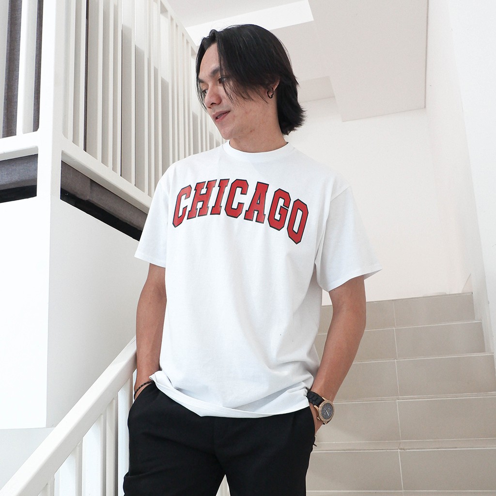 Kaos Distro Chicago New States Apparel Premium Cotton 24s