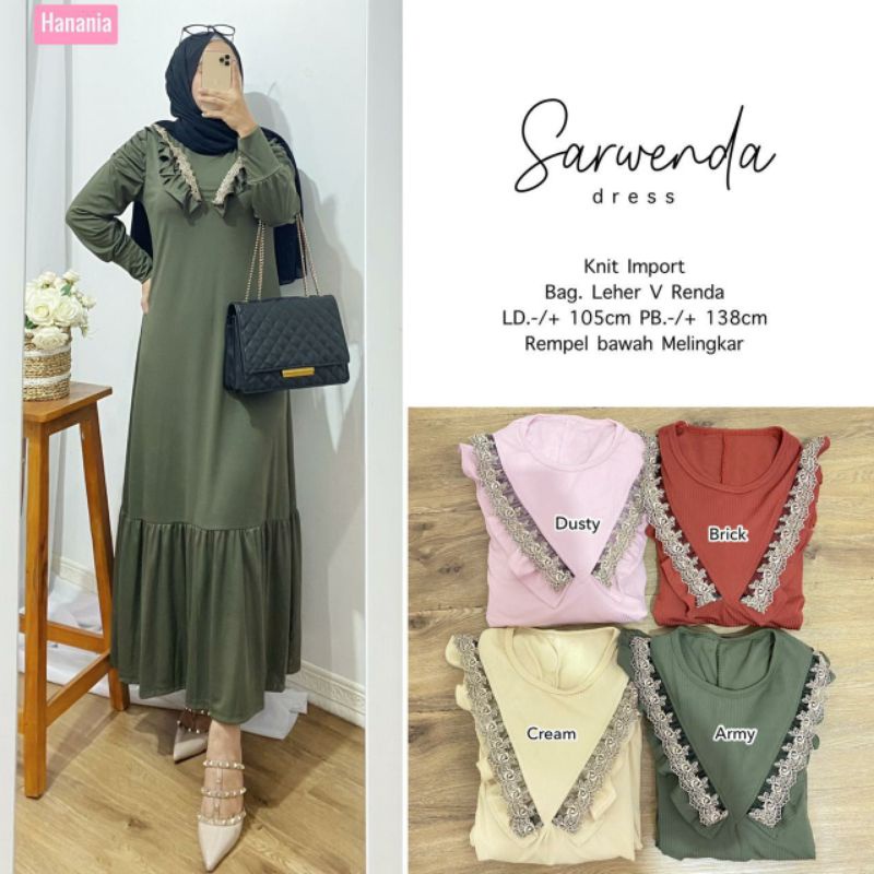 Sarwenda dress gamis muslim Hanania