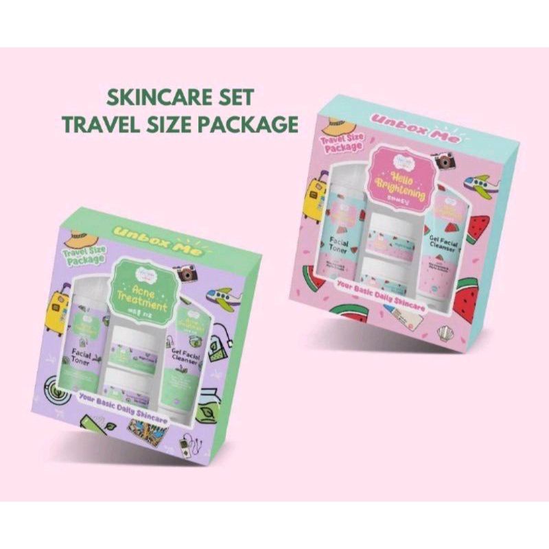 [ BPOM ]  Skincare By Yeppu - Yeppu Chingu Kiyowo/Acne Treatment & Hello Brightening Skincare Travel