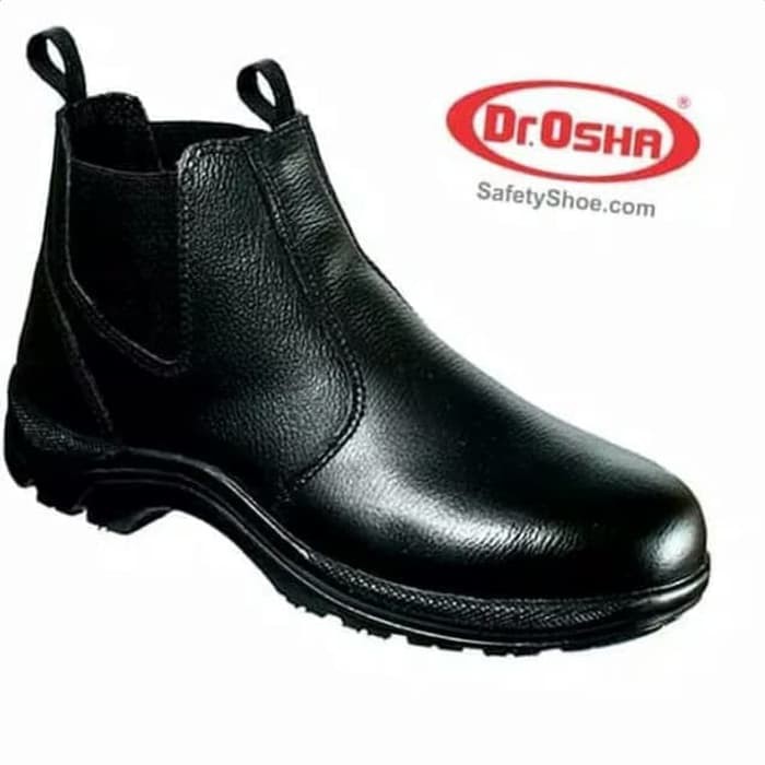 sepatu safety dr osha PRINCIPAL ANKLE BOOT 3222 size 43 44 45 - Hitam