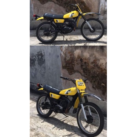 Striping sticker motor yamaha DT 100