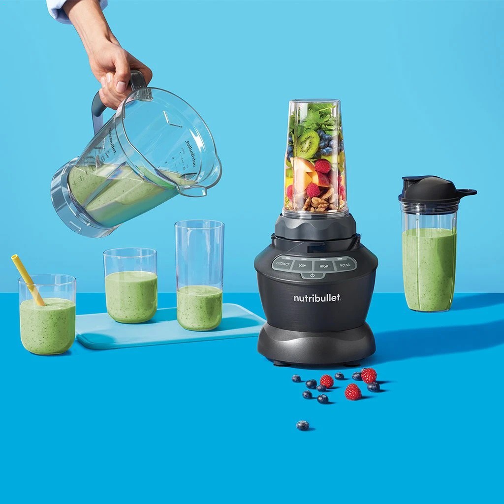 Nutribullet Blender Combo 1000W 7-Pc Dark Gray