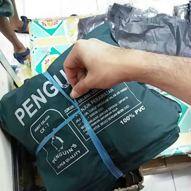 Jas hujan Jaket+Celana penguin CX-7 XXL size