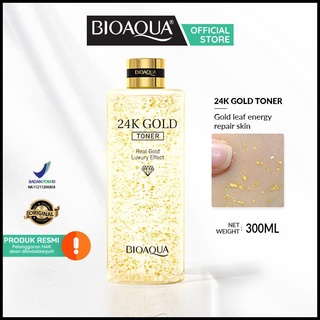 [COD] Bioaqua 24K Gold Toner 300 ML Hydrating Toner Melembabkan Kulit Wajah Kering