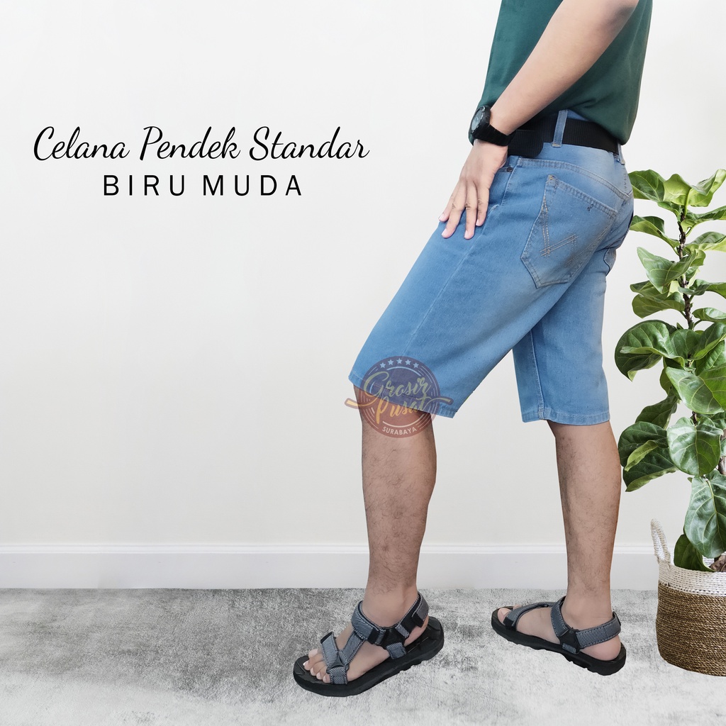 Celana Pendek Jeans Standar Premium 27 - 38