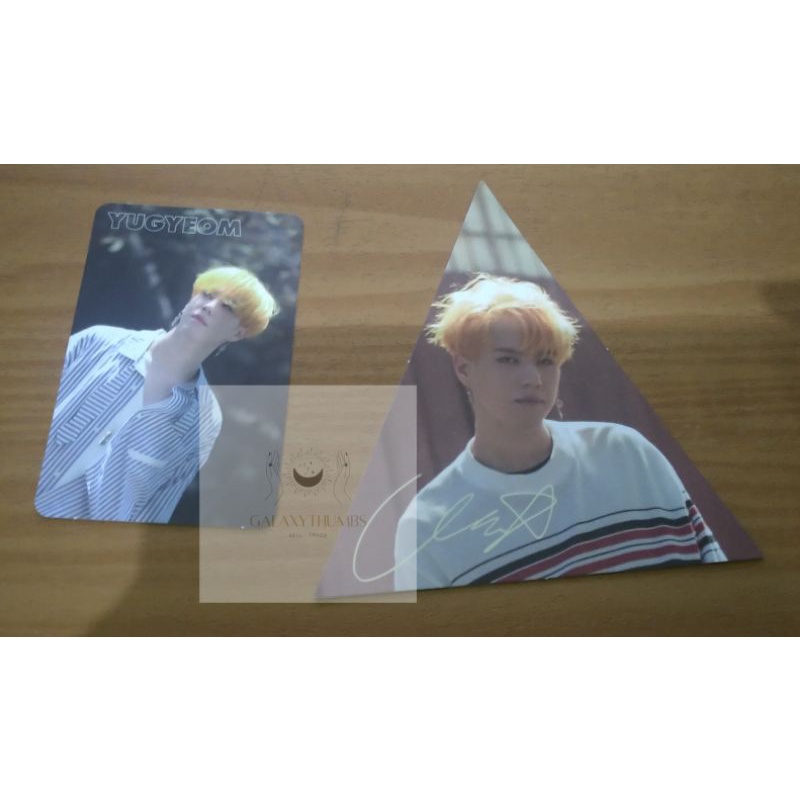 yugyeom got7 photocard & triangle 7for7
