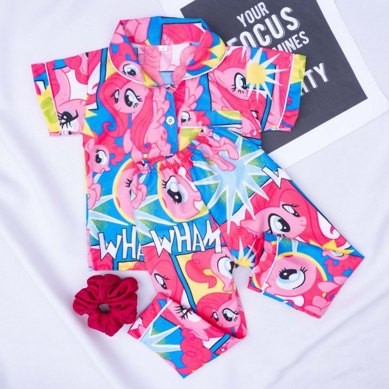 PIYAMA BAJU TIDUR ANAK USIA UMUR 2 3 4 tahun / PAJAMAS ANAK USIA UMUR 2 3 4 TAHUN KARAKTER LOL