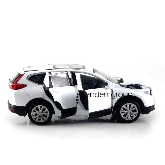 DIECAST MINIATUR MOBIL METAL MAINAN MOBIL HONDA CRV 1:32 - PUTIH