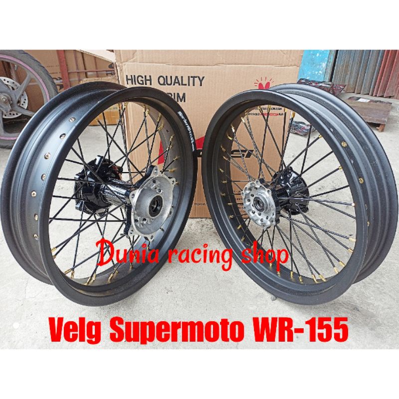 Paketan Velg Supermoto Yamaha WR155 WR 155 Tromol Ori WR 155 Double bearing