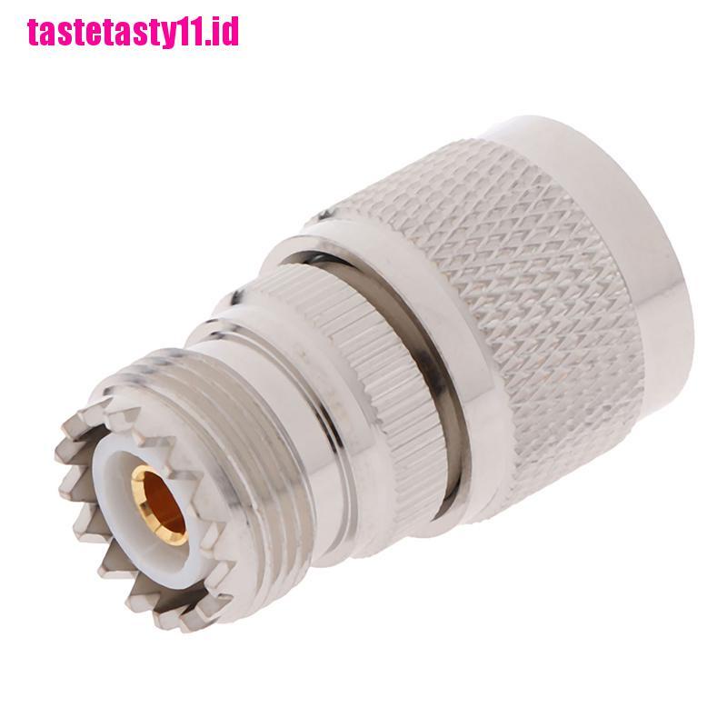 1 Pc Adapter Tipe N Male Ke UHF SO-239 Female Jack Straight RF Coax