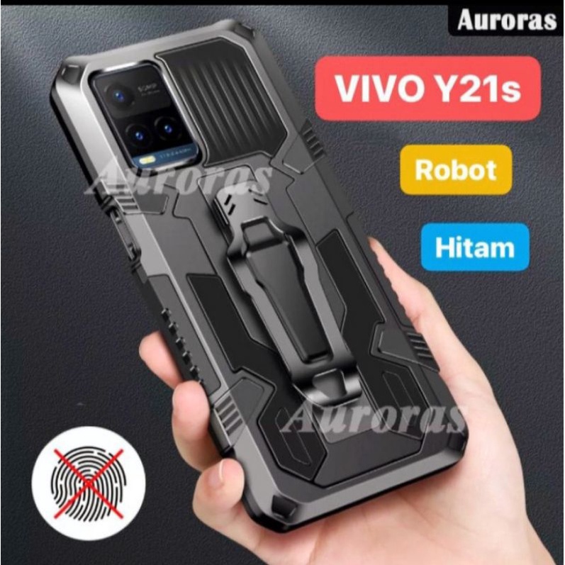 Case Vivo Y21 y21s y33 Silikon Hard Case Robot