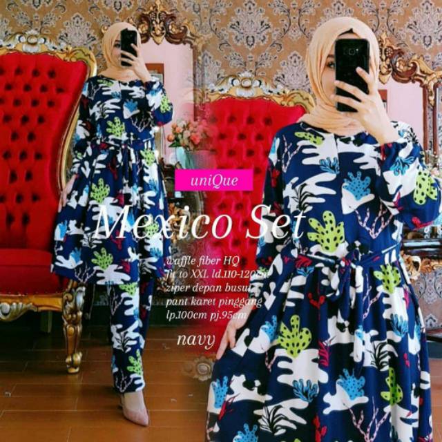 SETELAN MEXICO SET/SETELAN ROK CELANA WANITA