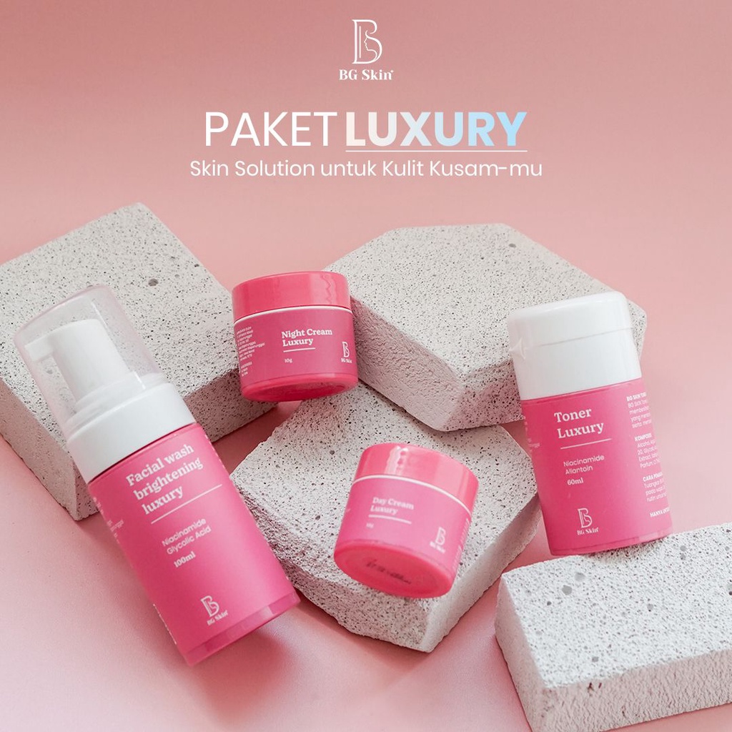 Update Harga BG SKIN PAKET WHITENING LUXURY / Platinum / Acne LUXURY