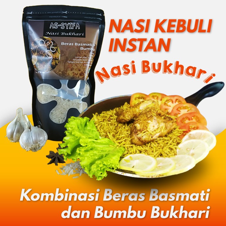 

Nasi bukhori instan bumbu, bukhori bumbu instan