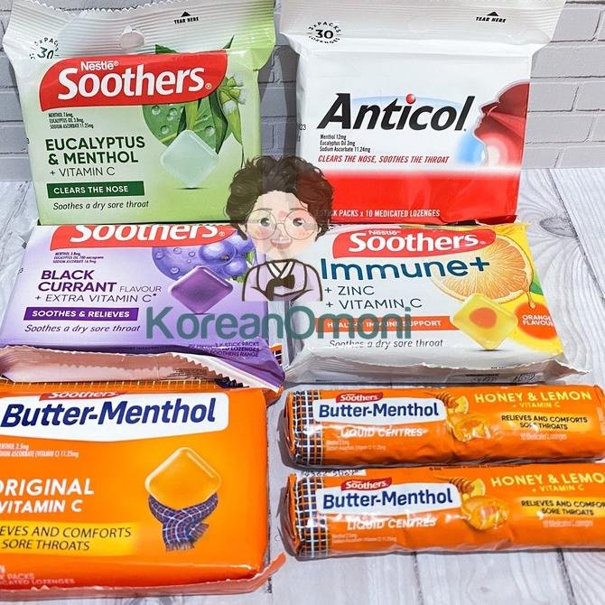 Anticol / Soothers lozenges permen pelega tenggorokan