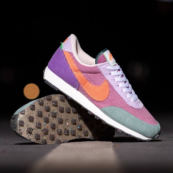 Sepatu Nike Daybreak Pastel Corduroy Purple Orange Ungu Oren Pink Green Women Original