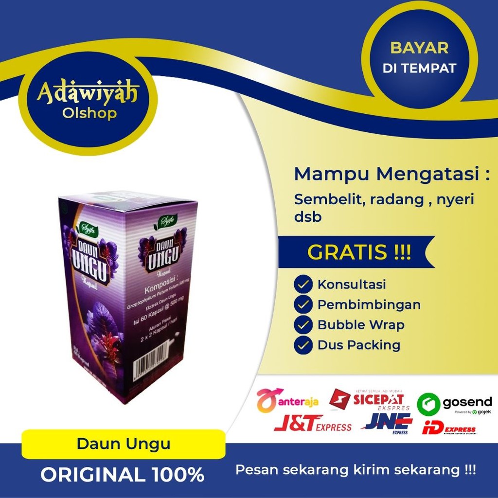 Kapsul Daun Ungu / Daun Ungu Syifa 60 kapsul