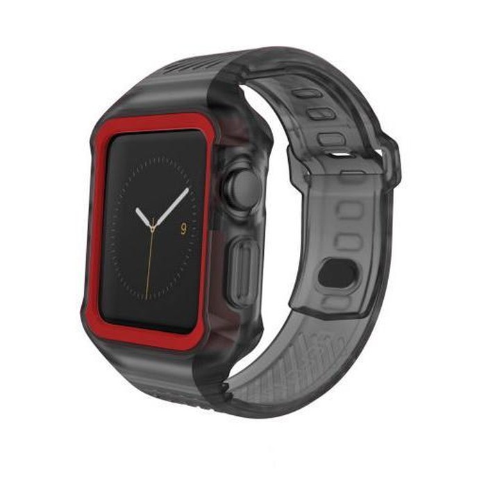 XDoria Rumble Band Apples Watch 42 mm Series 3 2 1 Black Or Red