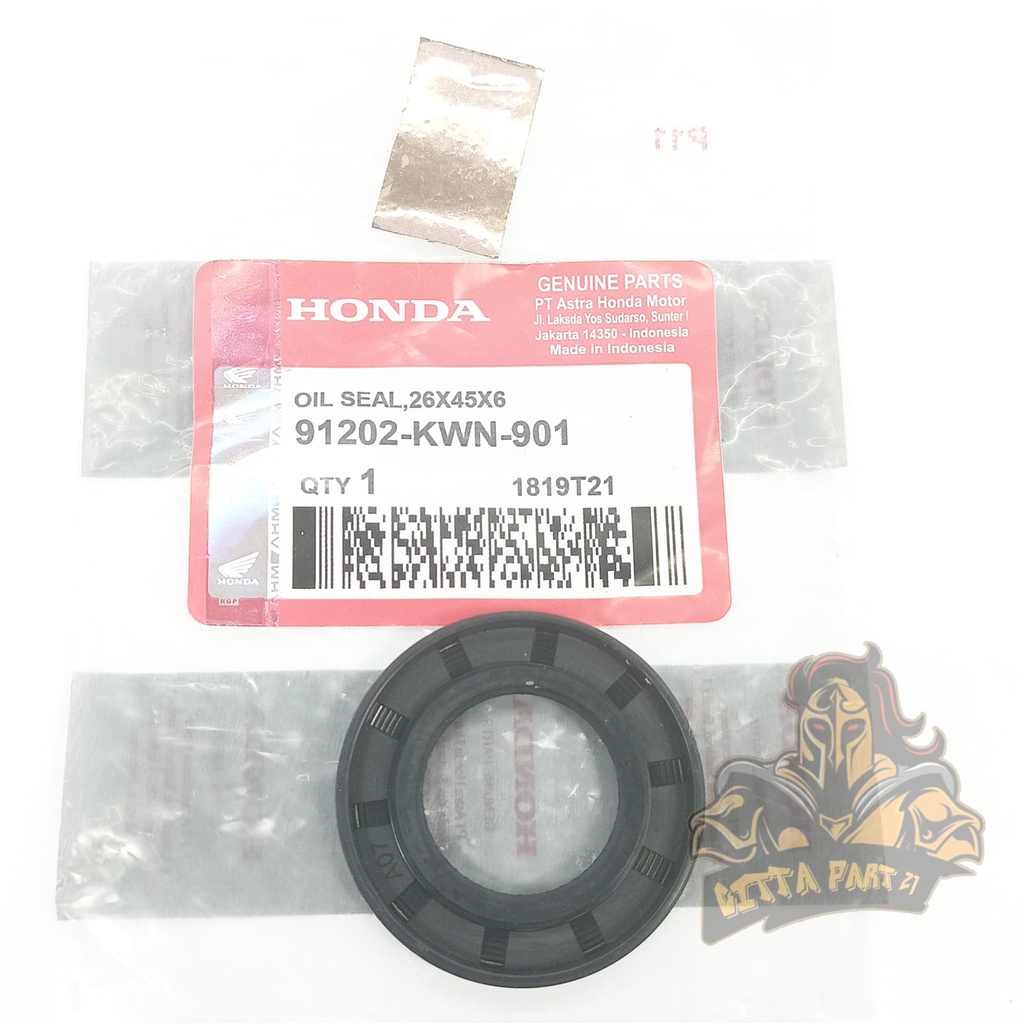 OIL OLI SIL SEAL KRUK AS HONDA KWN KUALITAS ASLI ORIGINAL HONDA AHM PRESISI BAHAN BERKUALITAS TIDAK BOCOR TAHAN PANAS TIDAK KERAS TIDAK MELAR DAN DIJAMIN AWET VARIO 125 LED VARIO 150 LED