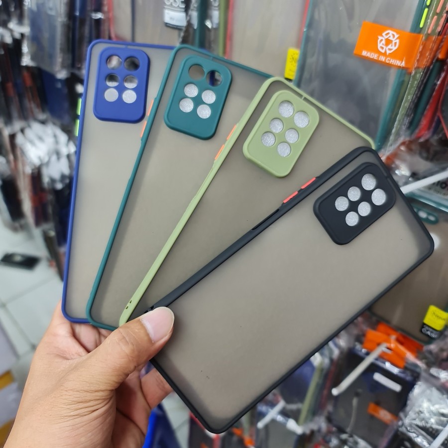 Infinix Note 10 / Note 10 Pro / Note 10 Pro Nfc Dove Transparan Fuze Case Macaron Hard Case Random