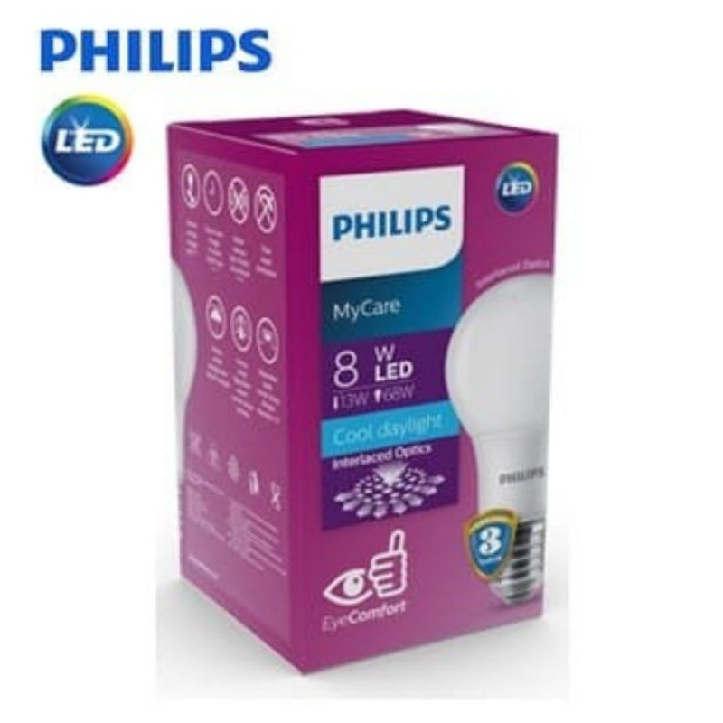 Lampu LED Philips 8W/ 8Watt LED BULB 806 Lumen Asli PHILIPS