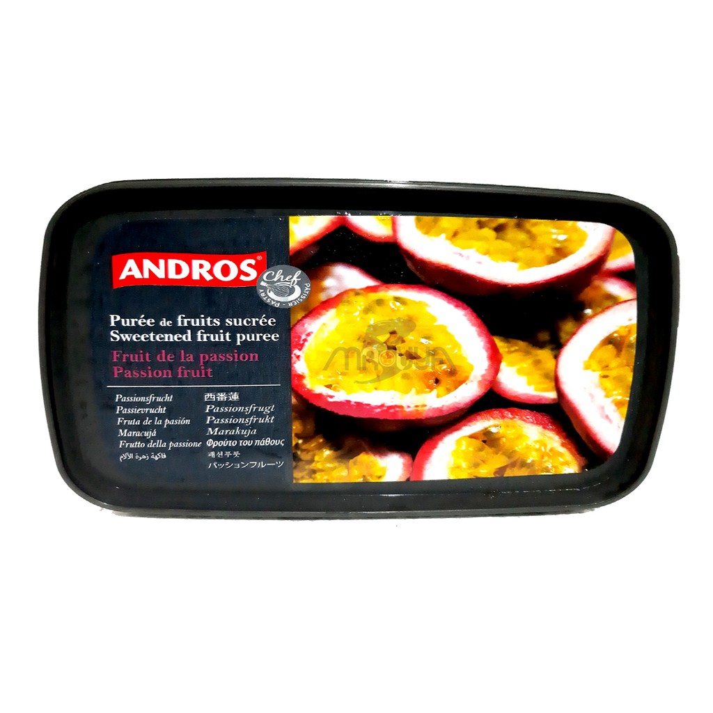 

Andros Frozen Passion Fruit/ Markisa Puree 1Kg - K0060