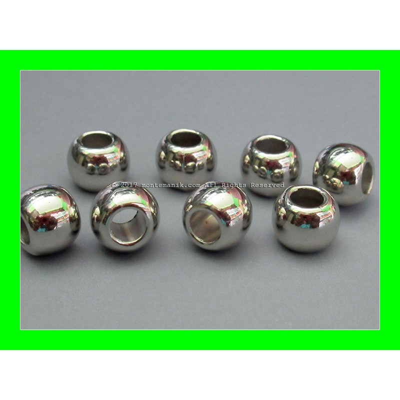 

Pembatas Bulat Plastik 10 mm Silver (SPACER-029) Jual Craft
