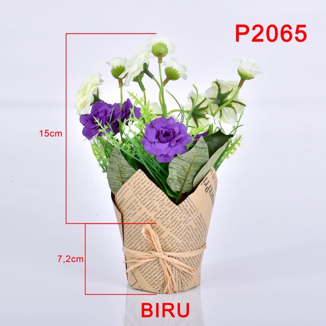 Bunga plastik / bunga dekorasi / p2065-7