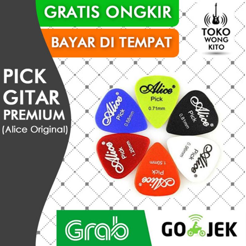 Pick Gitar Alice Original Pik Gitar Pick Gitar