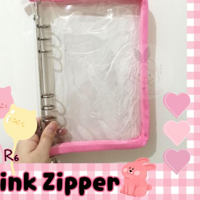 

『HARGA MENGEJUTKAN』 LC A5 R6 Binder Resleting Zipper Binder File A5 Ring 6 Binder Clear Mika PVC Stok terbaru/5.5 HARGA GROSIR/Terbaru dan terlaris/BRANDS FESTIVAL/BIG SALE