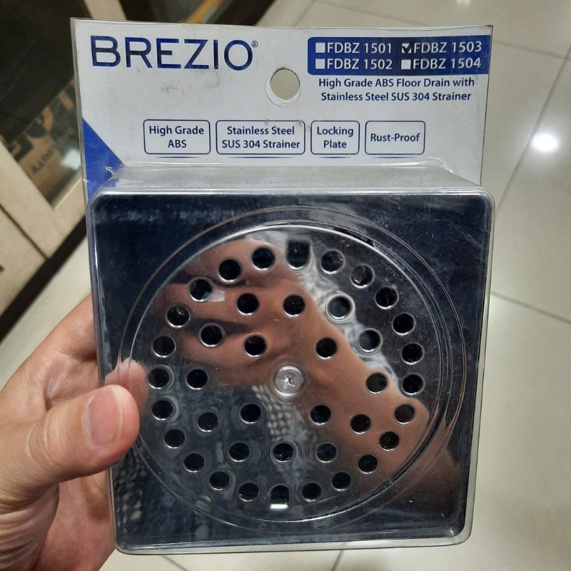 Floor Drain Brezio FDBZ 1503 Lubang Saringan Air Lantai Mandi