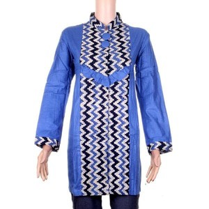 Blus Tunik Maia - Warna Biru