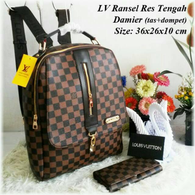 LV Ransel Res Tengah Tas Aja