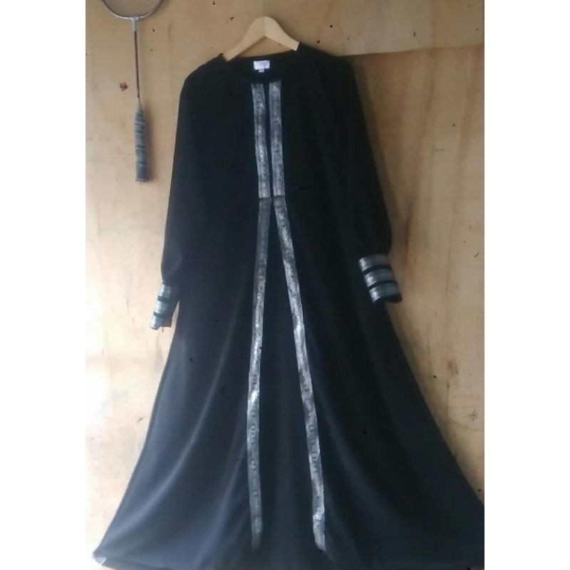 gamis pita silver