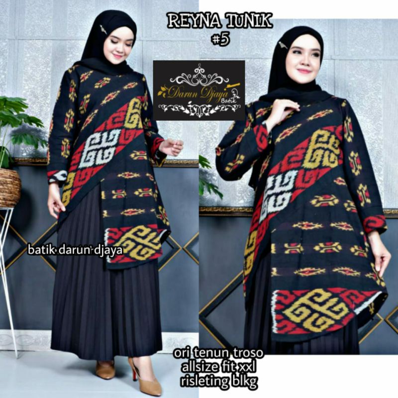 Jual Reyna Tunik Tenun Mirah Etnik Tenun Etnik Tunik Atasan Etnik