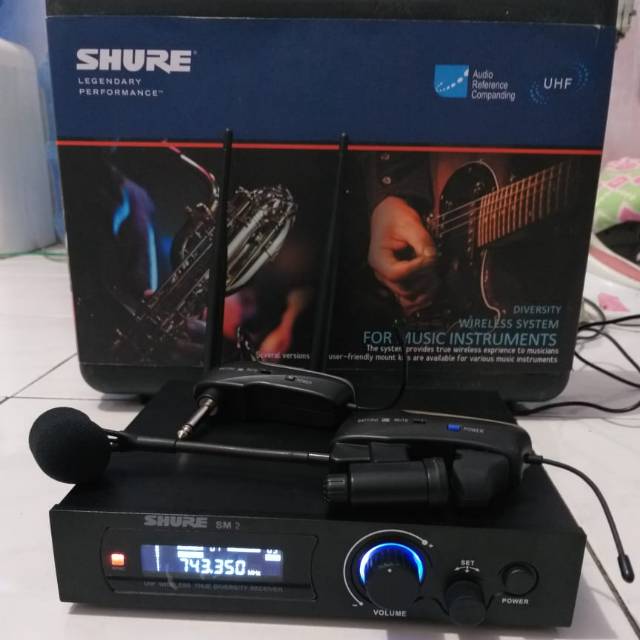 Mic saxophone wireless shure