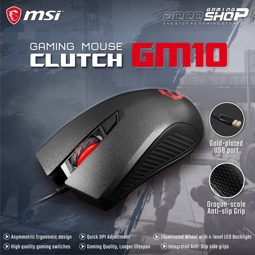 MSi Clutch GM10 - Gaming Mouse