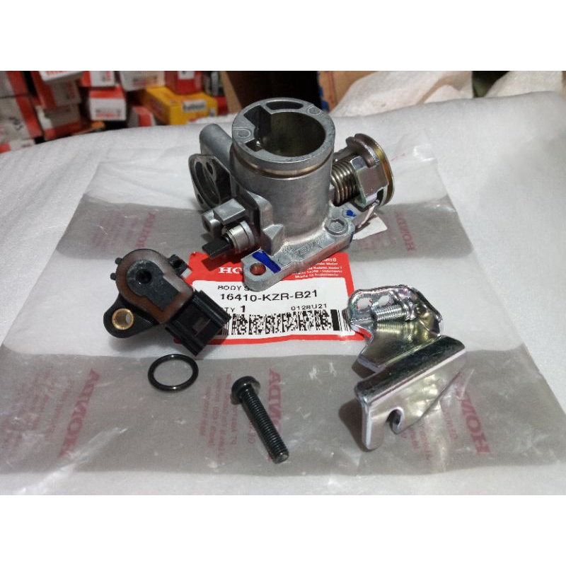 thorttle body dudukan tps kzr vario 125  old 2012-2015 original honda tb set tps vario 125