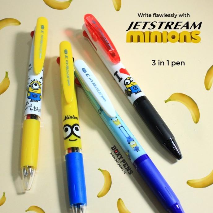 

Ready stock] Jetstream 3 Color Minion Series 0.5