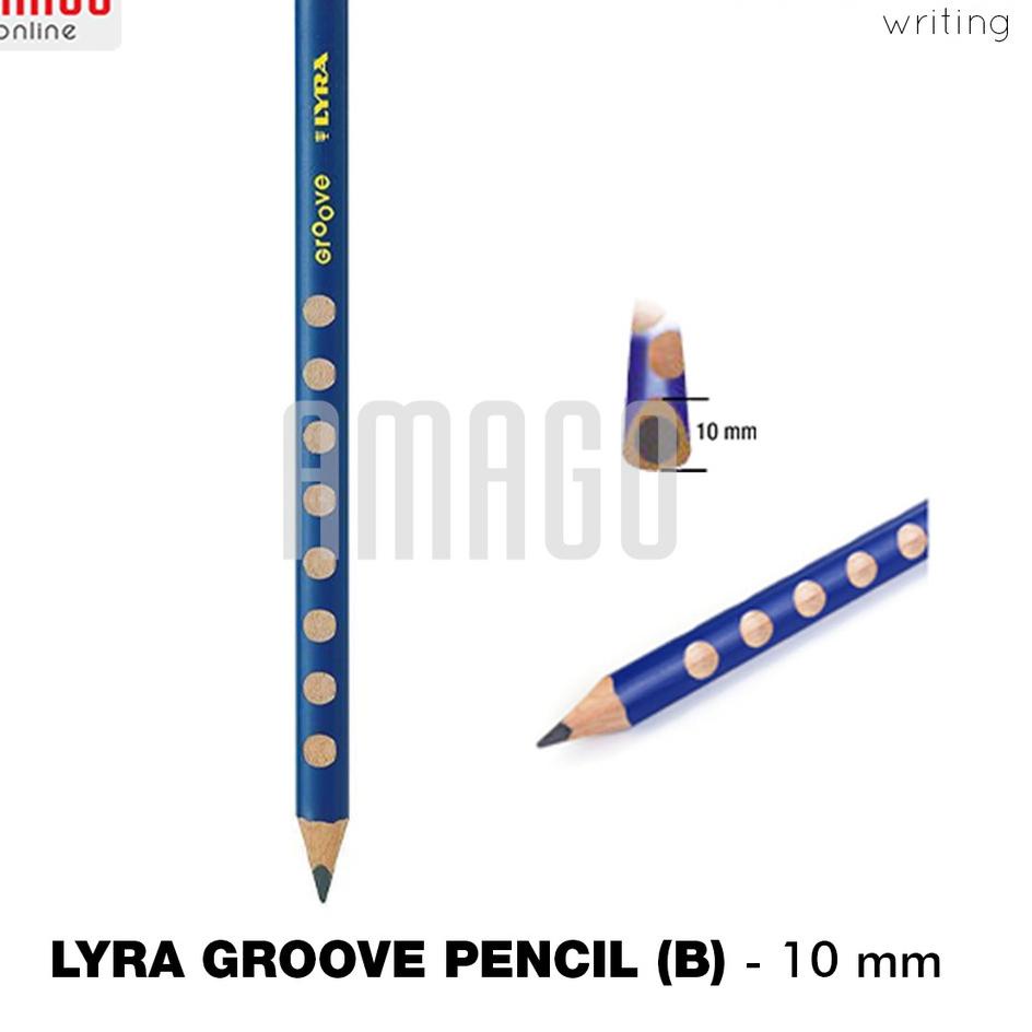 

[KODE PRODUK 6BWWF9759] LYRA GROOVE PENCIL JUMBO (B) - BLACK - 10 MM - 1870101