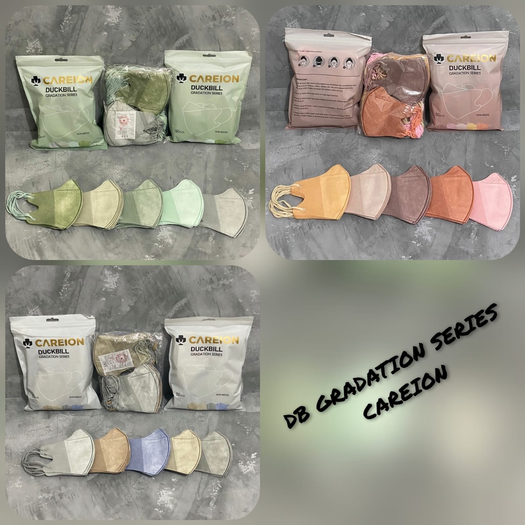 Masker Duckbil Warna Careion isi 50 Embos