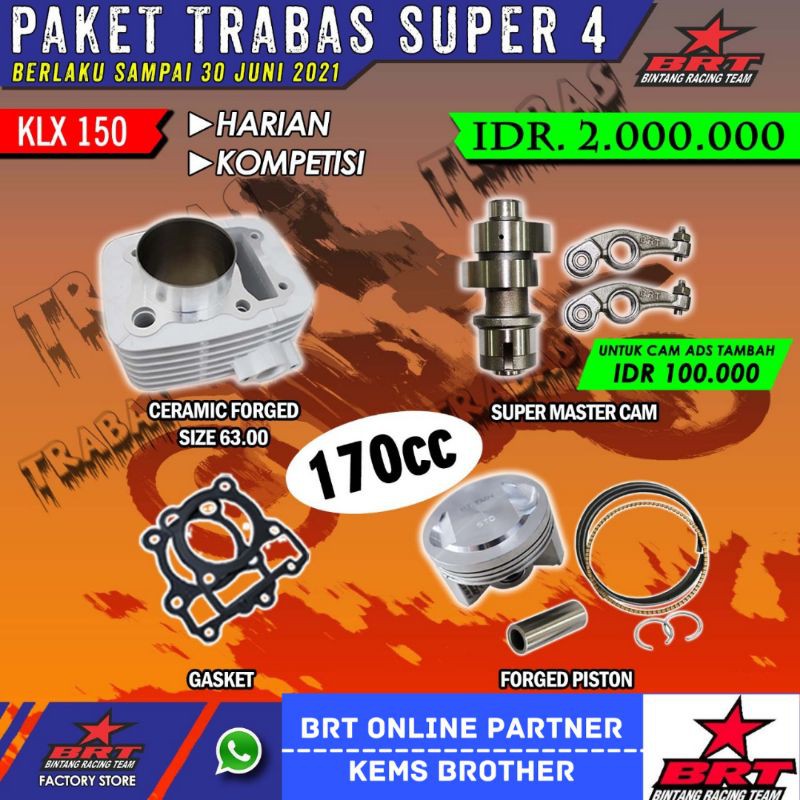 BLOK KLX BRT TRABAS SUPER 4 CERAMIC FORGED