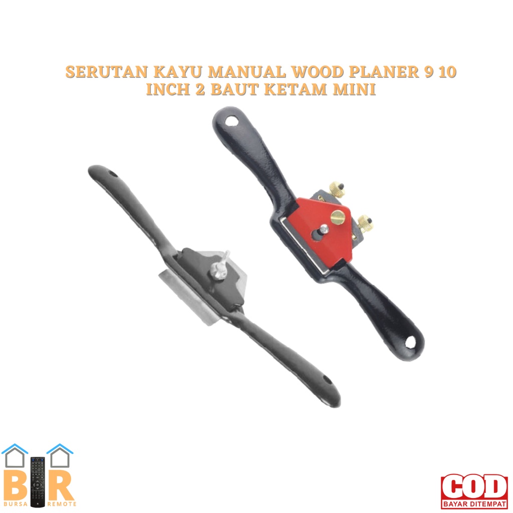 WOOD PLANER 9 10 INCH 2 BAUT Ketam Mini Serutan Kayu Manual