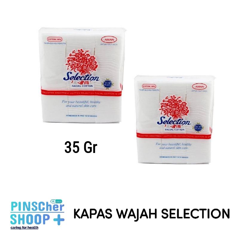 Kapas Selection 35 Gram Kapas Wajah Kecantikan