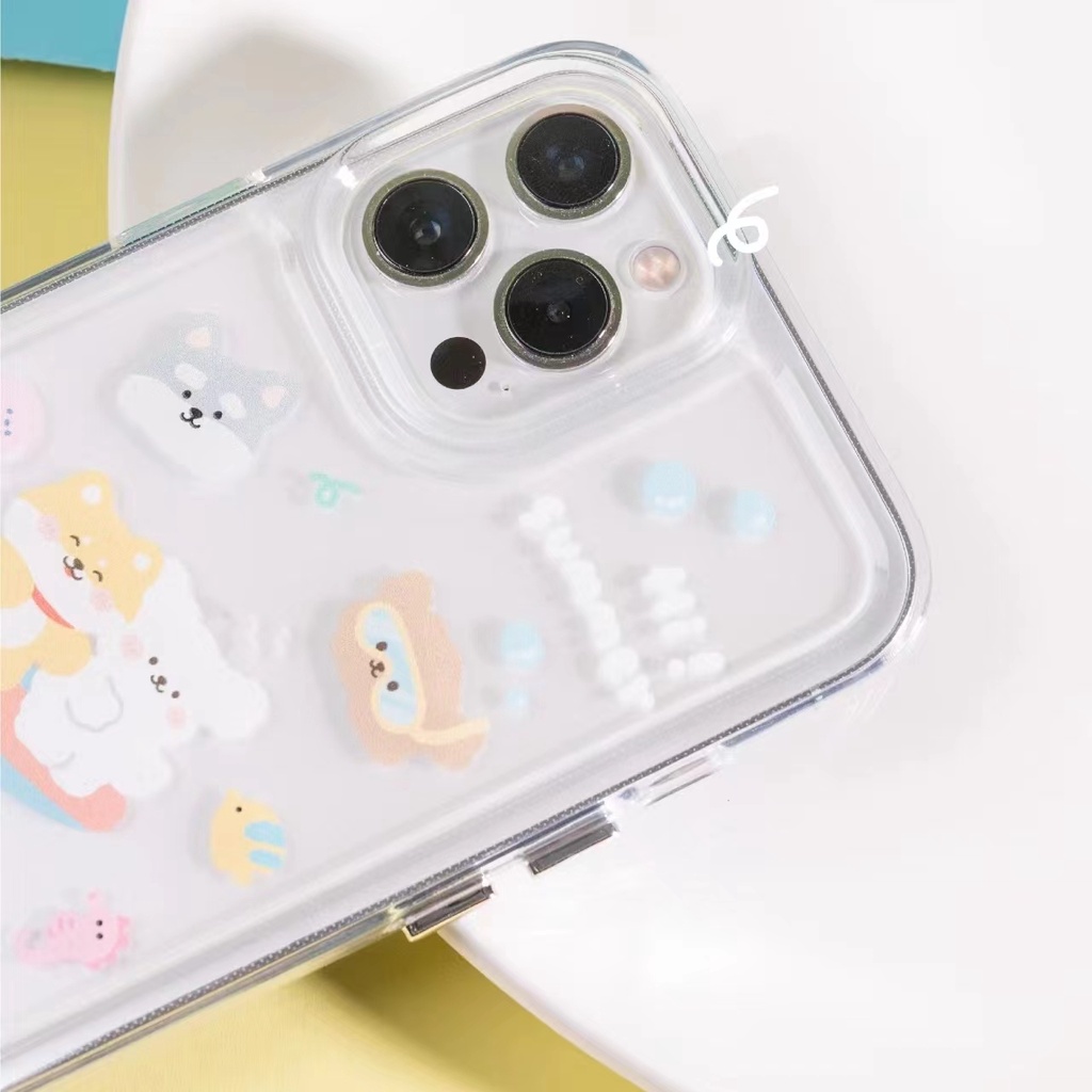 Case Pelindung Bahan Akrilik TPU Untuk iPhone 11 13pro 13prm 12 7Plus xs 8Plus XR 7 8 XR 11pro xs Max 12Pro Max