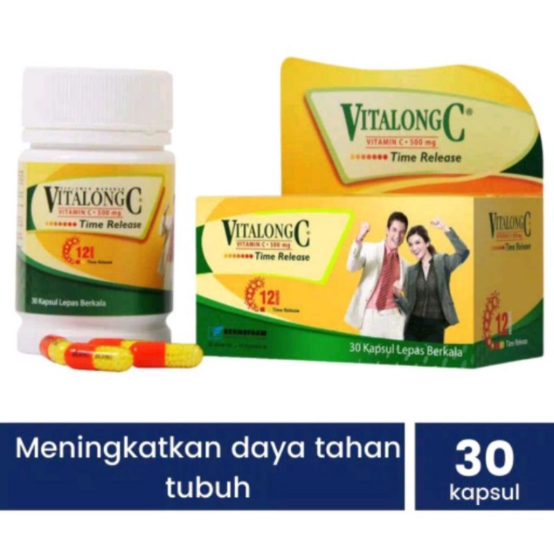 VitalongC 30 kapsul vitamin c 500mg