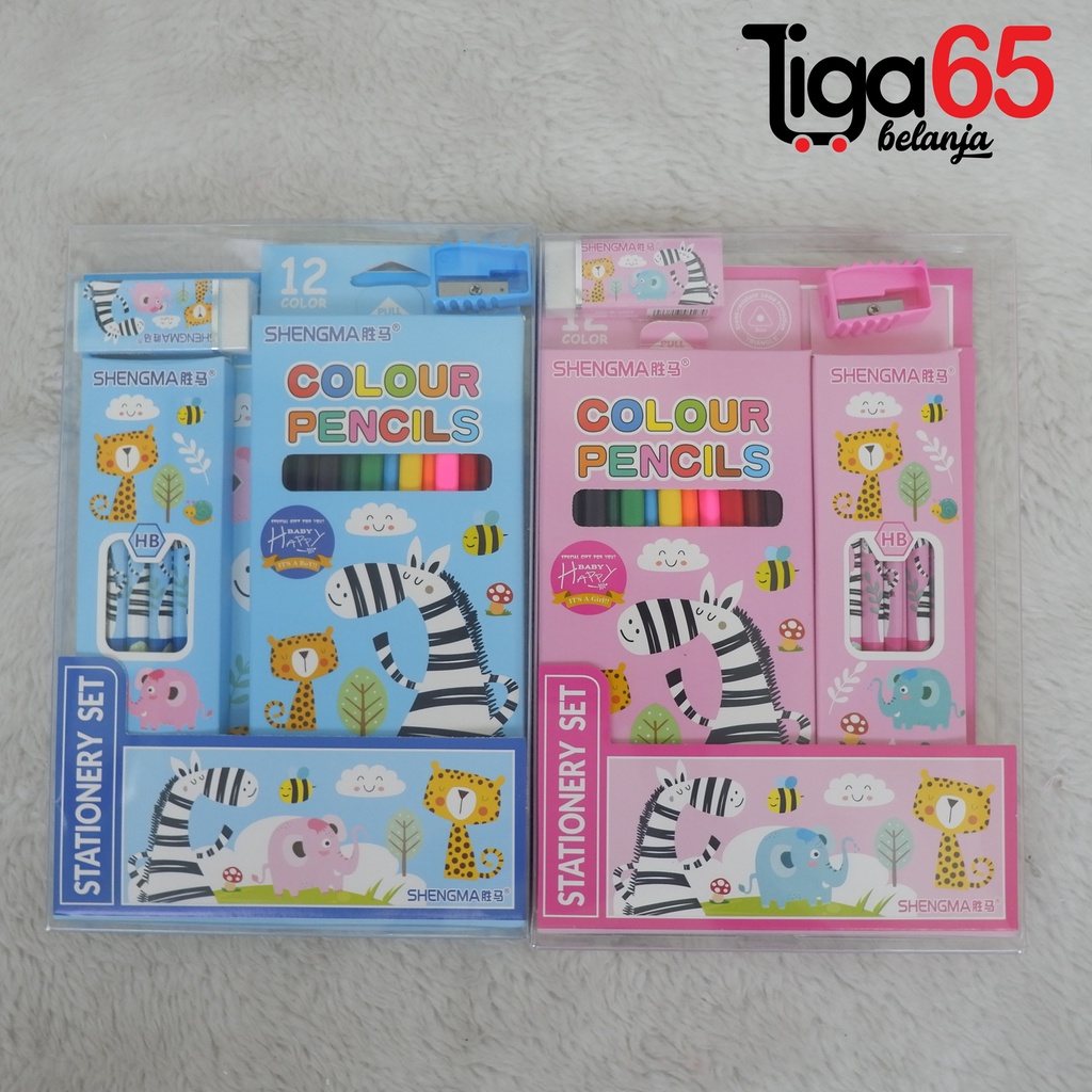 

365 STATIONERY SET #41172 Set Alat Tulis Anak Karakter Fancy Gambar Lucu